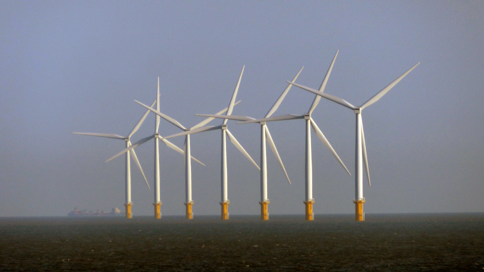 Sea wind farms